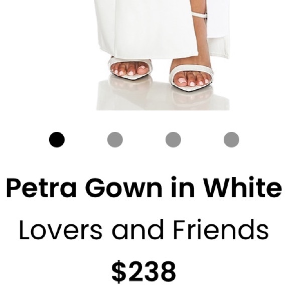 Petra Gown in White - Picture 3 of 3